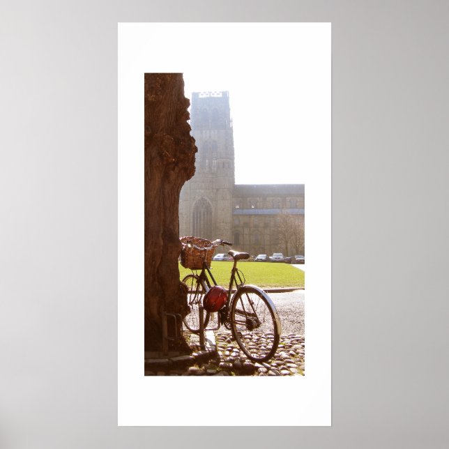 Bike & Durhm Cathedral Poster (Framsidan)