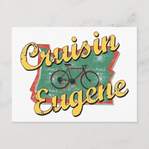 Bike Eugene Cruise Oregon Vykort