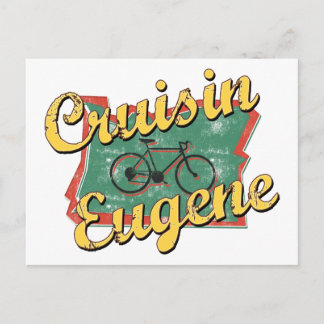Bike Eugene Cruise Oregon Vykort