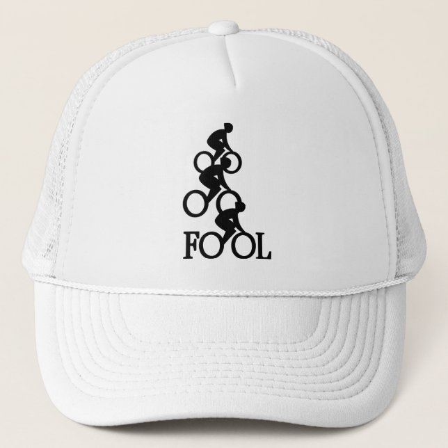 Bike Fool - Cyclist Fläkt Gift Keps (Framsida)
