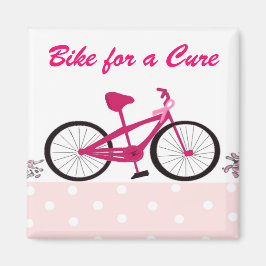 Bike for a Cure - Rosa Bicycle Magnet