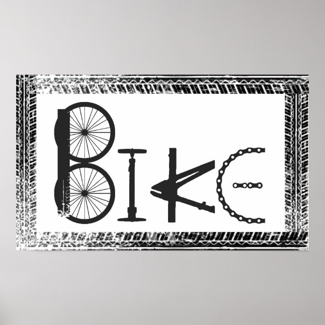 Bike Graffiti från Bike Parts & Däck Tracks Poster (Framsidan)