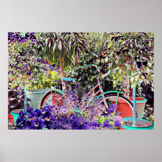 Bike i High Färg Poster (Framsidan)