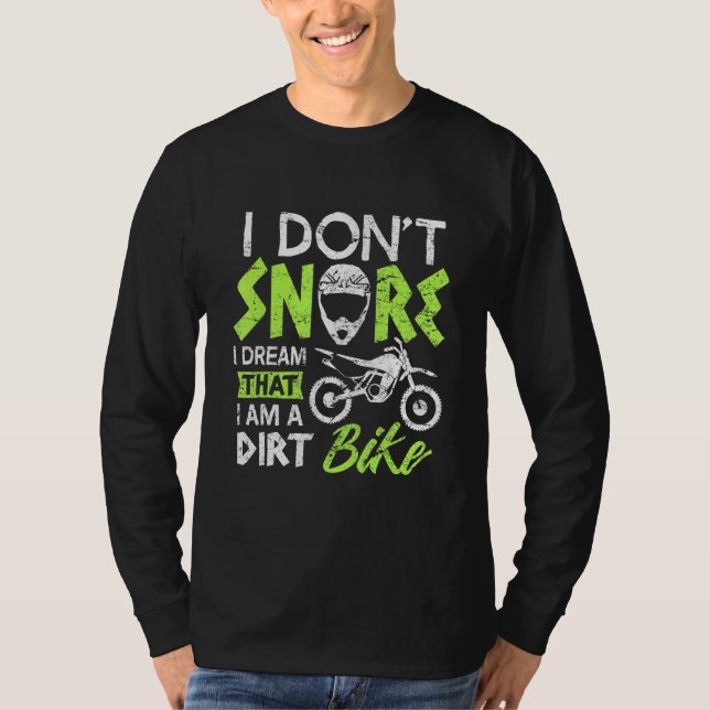 Bike Im Dirt Bike Motocross Tee Pappa Pappa Manar (Framsida)