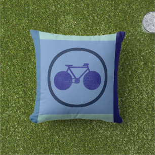 Bike-inspirerad utformning av cykel på geometrisk kudde