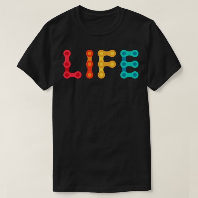 Bike Is Life T Shirt (Design framsida)