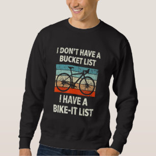 Bike It List Retro Pension Biker Cycling Lång Ärmad Tröja
