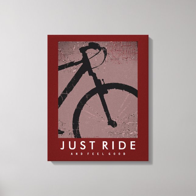 BIKE Just Ride Feel Bra Coola Canvastryck (Framsida)