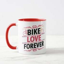 Bike Kärlek Forever, cykling mugg