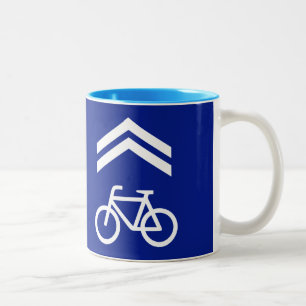 Bike Lane Två-Tonad Mugg