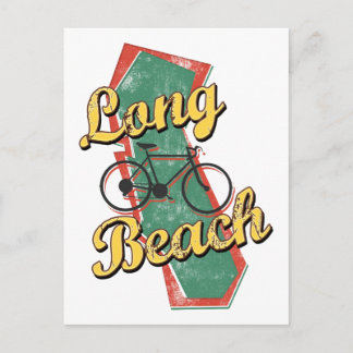 Bike Long Beach Bicycle California Vykort