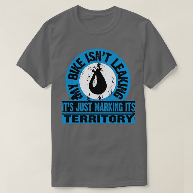Bike markerar sitt territorium t shirt (Design framsida)