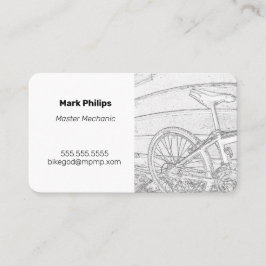 Bike Mechanic/Shop/Seller Affärskort Visitkort