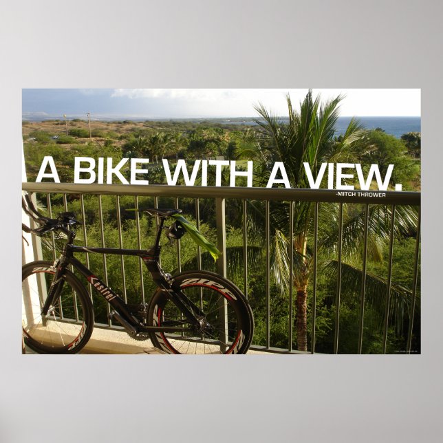 Bike med vy poster (Framsidan)