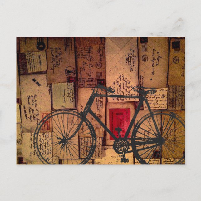 Bike Messenger postcasrd Vykort (Framsida)