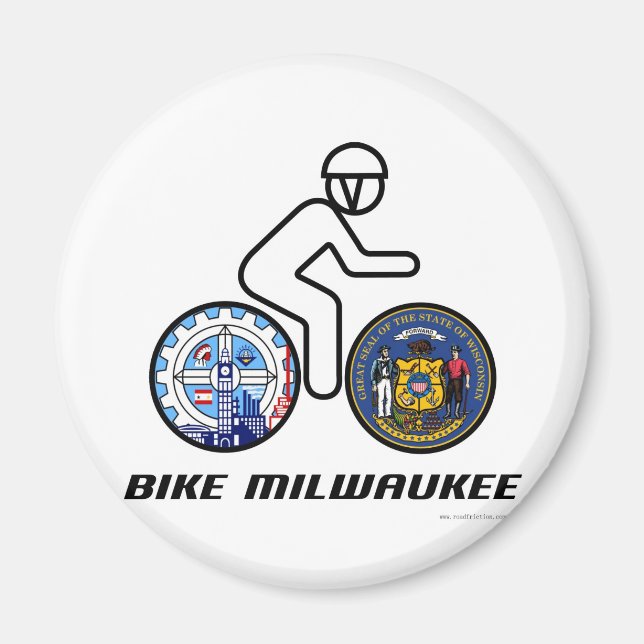 Bike Milwaukee Magnet (Framsidan)