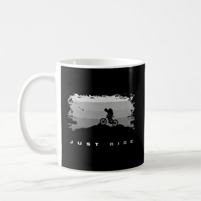 Bike Mtb Mountain Bike Bike Kaffemugg (Vänster)