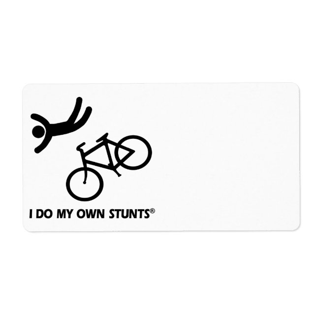 Bike My Own Stunts Fraktsedel (Framsidan)