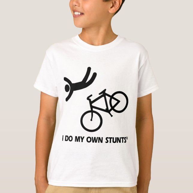 Bike My Own Stunts Tee (Framsida)