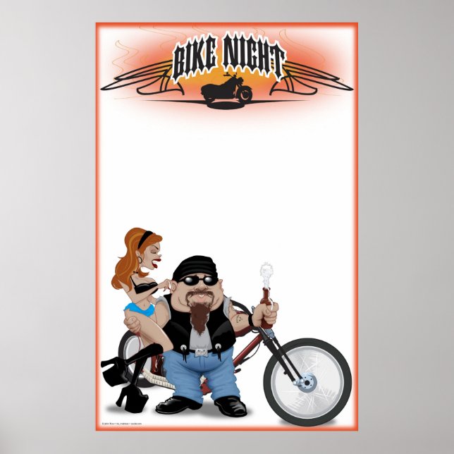Bike Night Poster (Framsidan)