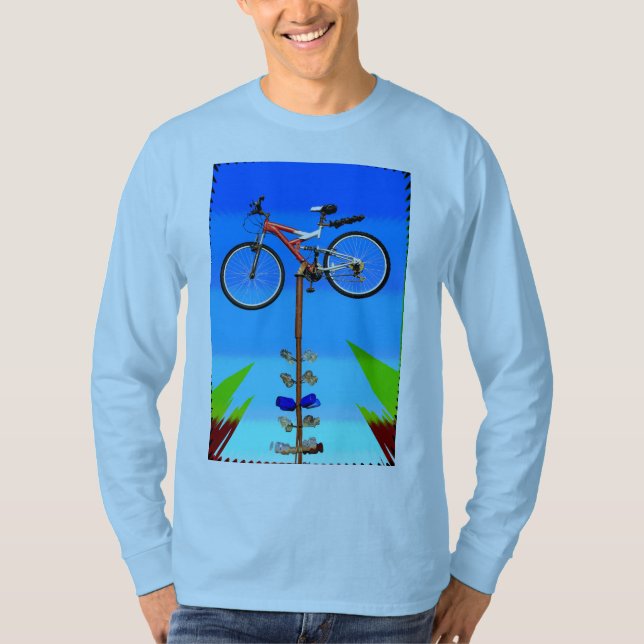 Bike on Pole T Shirt (Framsida)