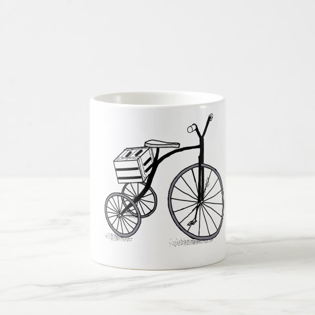 Bike på 3 hjul kaffemugg (Center)