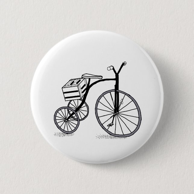 Bike på 3 hjul knapp (Framsida)