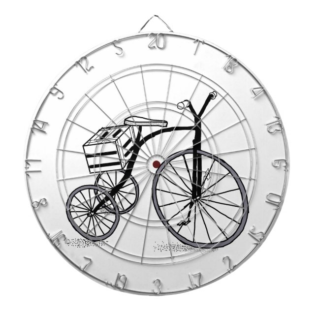 Bike på 3 hjul piltavla (Framsidan)