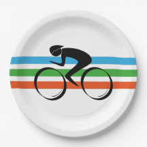 Bike Racer Papper Plate
