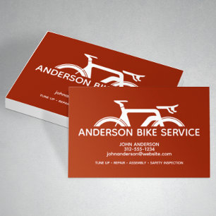 Bike Reparation Maintenance Tränar hög prestanda Visitkort
