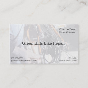 Bike reparatör visitkort