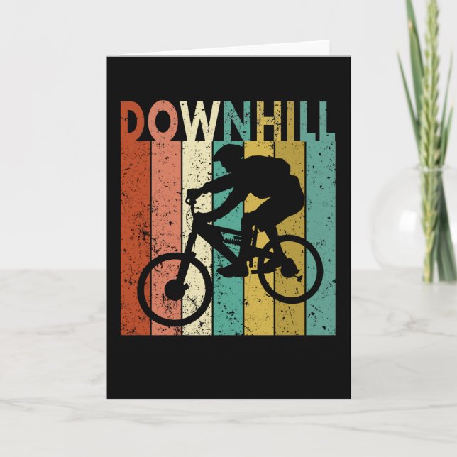 Bike Retro Sunset Funny Gift Kort (Framsida)