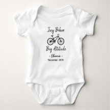 Bike Rider Baby Shower Tiny Biker Big Attitude
