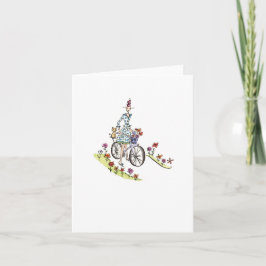 Bike Rider/Lulu Notes 4 x 5.6-anteckningskort Anteckningskort