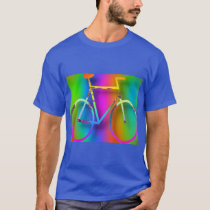Bike Royal Blue för cykelcykel T Shirt