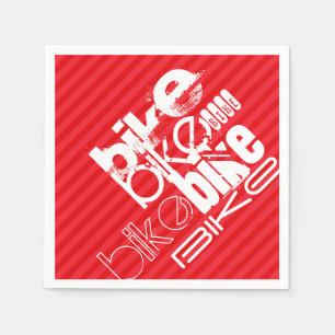 Bike, Scarlet Red Rand. Pappersservett