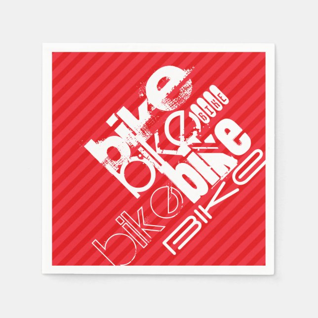 Bike, Scarlet Red Rand. Pappersservett (Framsidan)