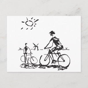 Bike Sketch Vykort