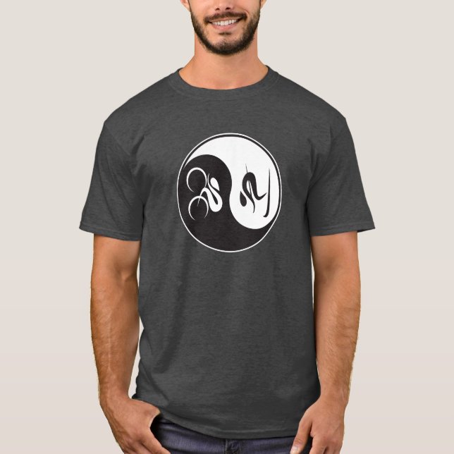 BIKE-SKI YIN-YANG TEE (Framsida)
