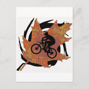Bike Smoke Stil Vykort