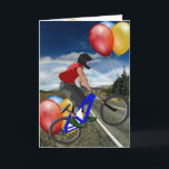 Bike Sport Grattis på födelsedagen Family Friends  Kort<br><div class="desc">Destiny's</div>