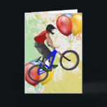 Bike Sport Grattis på födelsedagen Family Friends  Kort<br><div class="desc"></div>