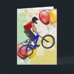 Bike Sport Grattis på födelsedagen Family Friends  Kort<br><div class="desc"></div>