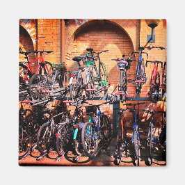 Bike stand magnet