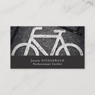 Bike Symbol, cykling, bikyklist Visitkort