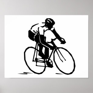 Bike tävling poster