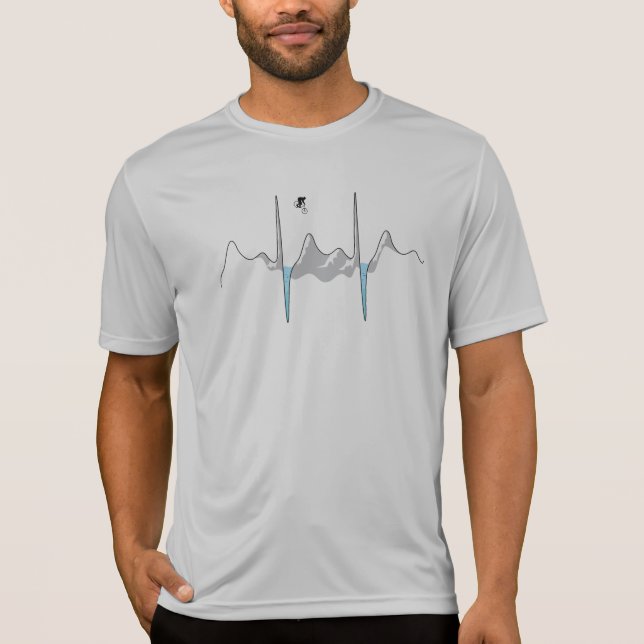 Bike to the Beat (Sport-Tek Shirt) Tee (Framsida)