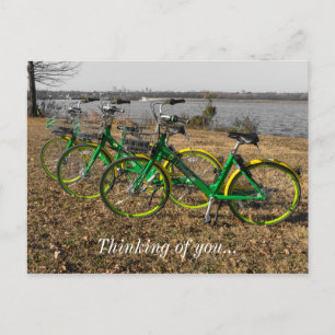 Bike Triplets Vykort