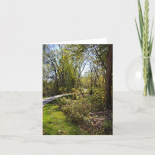 Bike Väg i Iowa Photo Blank-Inside Notecard Kort