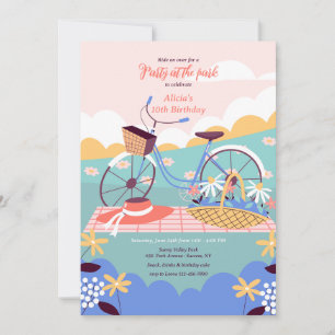 Bike vid parkinbjudan inbjudningar